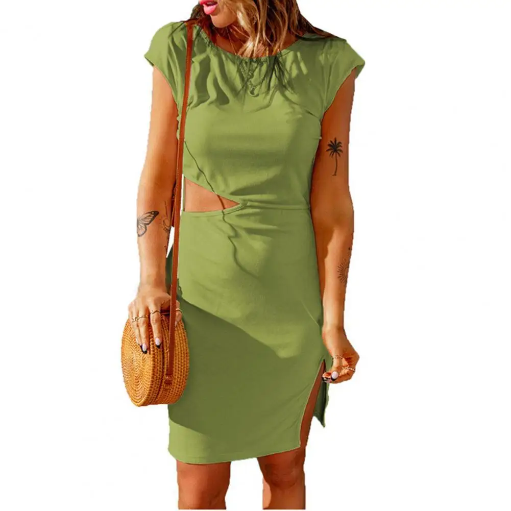 Women Dresses Summer Sexy O Neck Solid Color Dress Short Sleeve O Neck Slim Fit Hollow Out Pencil Dress Sundress Robe Vestidos
Women Dresses Summer Sexy O Neck Solid Color Dress Short Sleeve O Neck Slim Fit Hollow Out Pencil Dress Sundress Robe Vestidos