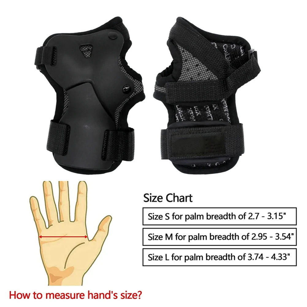 1 Pair Wrist Guard Roller Skating Wrist Support Skiing Wrist Guard Skating Skiing Hand Palm Black Protection For Your Hands
1 Pair Wrist Guard Roller Skating Wrist Support Skiing Wrist Guard Skating Skiing Hand Palm Black Protection For Your Hands