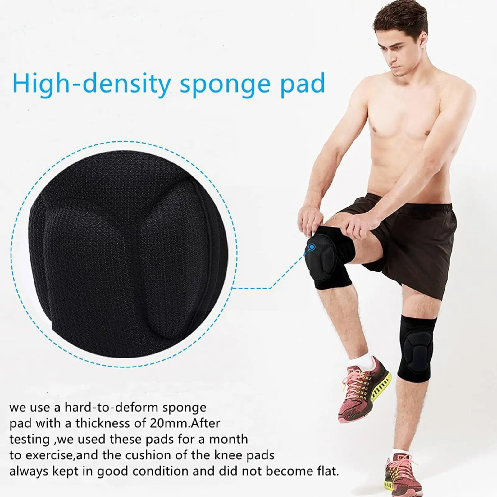 1 Pair Protective Knee Pads Thick Sponge Football Volleyball Kneepad Anti-Slip Collision Extreme Brace Sports Avoidance Z6R7
1 Pair Protective Knee Pads Thick Sponge Football Volleyball Kneepad Anti-Slip Collision Extreme Brace Sports Avoidance Z6R7