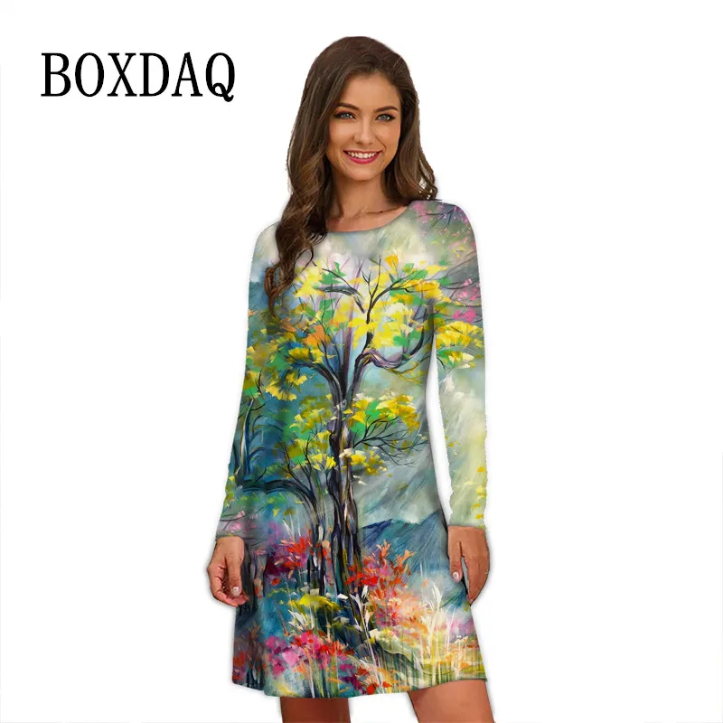 Van Gogh Dress Women Art Painting Print Loose Dress Oversized Ladies Autumn Clothing 2022 Vintage Long Sleeve O-Neck Mini Dress
Van Gogh Dress Women Art Painting Print Loose Dress Oversized Ladies Autumn Clothing 2022 Vintage Long Sleeve O-Neck Mini Dress