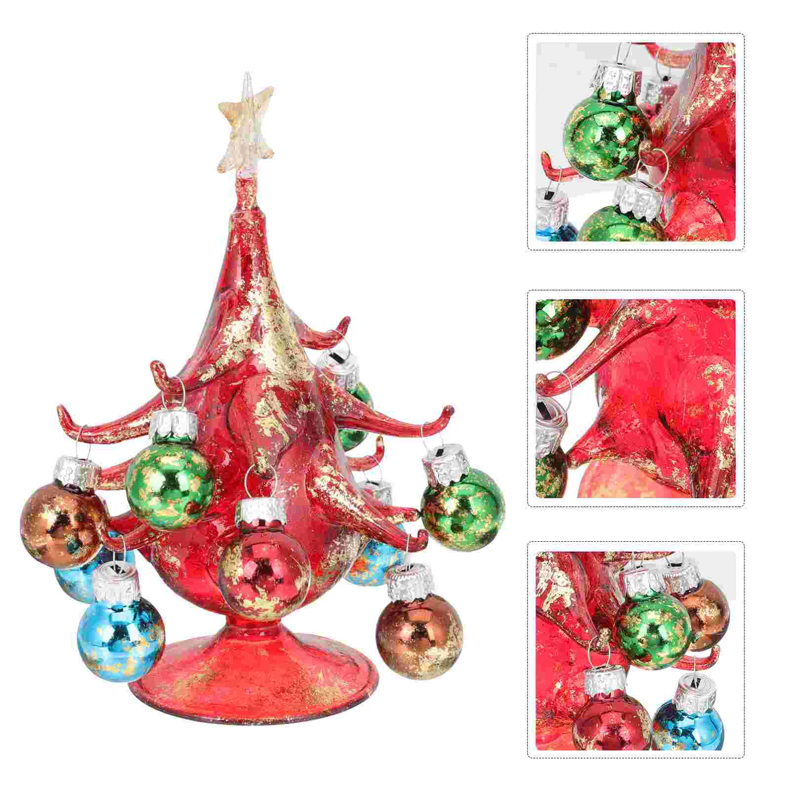 Tree Christmas Ornament Tabletop Miniaturesmall Figurines Glass Decor Figurine Table Desk Craft Bell Artificial Decoration Mini
Tree Christmas Ornament Tabletop Miniaturesmall Figurines Glass Decor Figurine Table Desk Craft Bell Artificial Decoration Mini