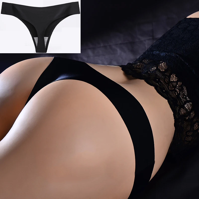 Lingerie Women 4 Pack Seamless Thongs Underwear Ice Silk Comfy G-string Panties,One Piece Sexy Seamless Thong for Women
Lingerie Women 4 Pack Seamless Thongs Underwear Ice Silk Comfy G-string Panties,One Piece Sexy Seamless Thong for Women