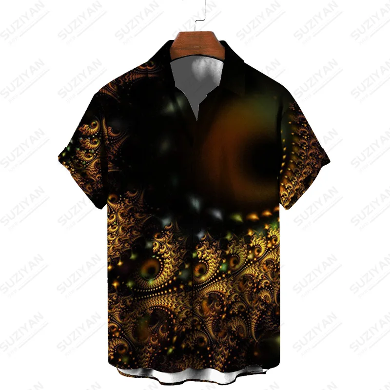 Top Street Button Up Shirt Men Lapel European Mens Shirts Clothing Color Summer Clothes For Men Korean Version Printed Shirt
Top Street Button Up Shirt Men Lapel European Mens Shirts Clothing Color Summer Clothes For Men Korean Version Printed Shirt