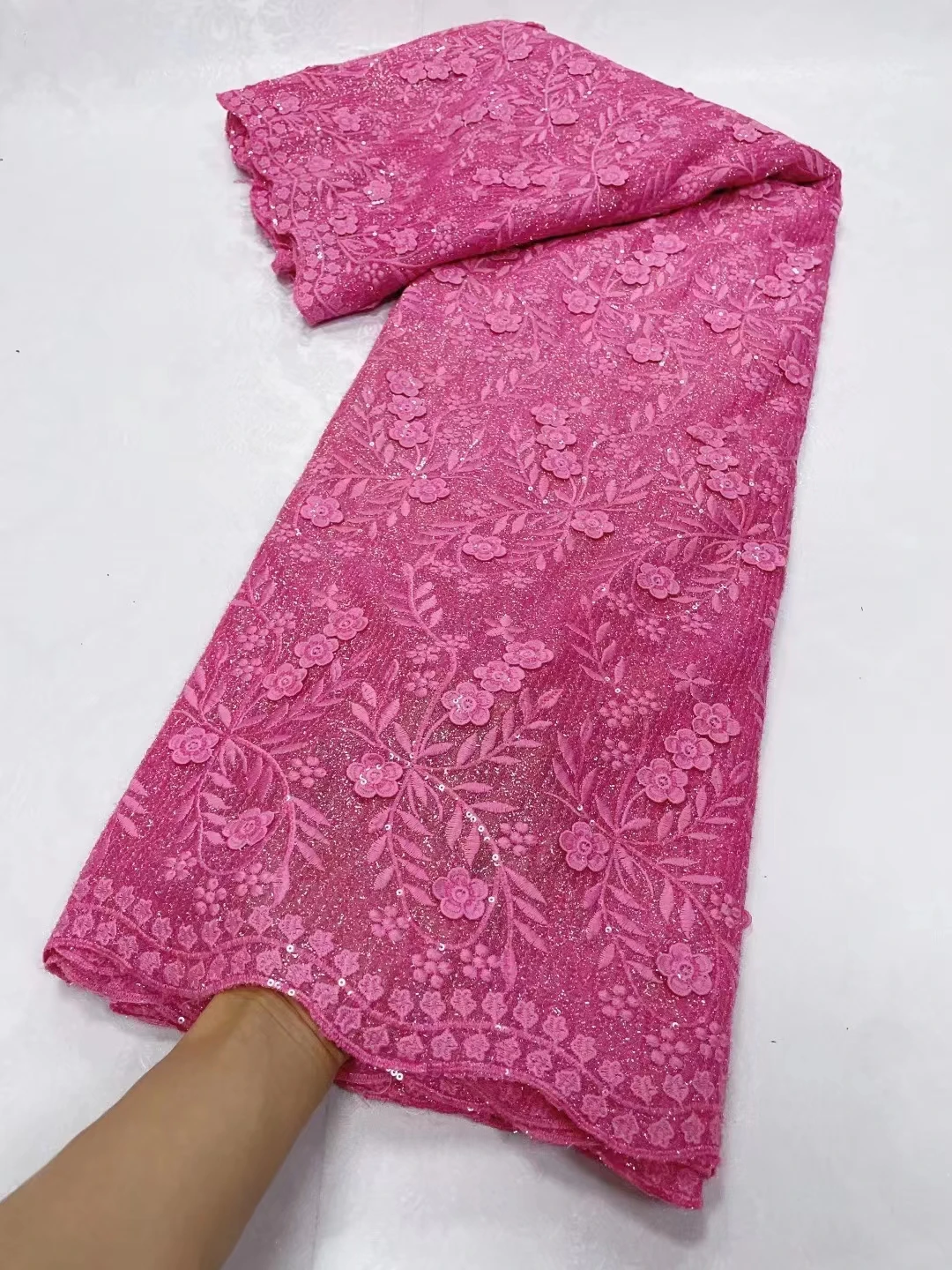Hot Sale African Cord Lace Fabric High Quality Water Soluble Nigerian Guipure Cord Lace For WeddingJL27
Hot Sale African Cord Lace Fabric High Quality Water Soluble Nigerian Guipure Cord Lace For WeddingJL27