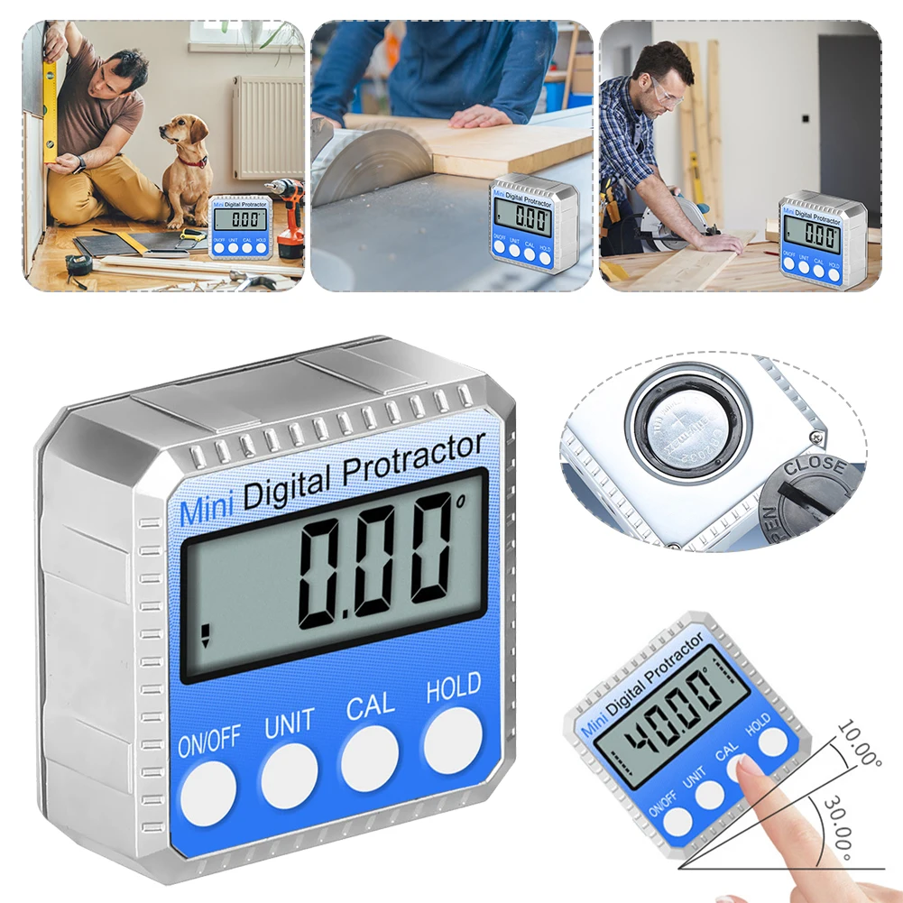 Angle Protractor Universal Bevel 360 Degree Mini Electronic Digital Protractor Inclinometer Tester Measuring Tools Dropshipping
Angle Protractor Universal Bevel 360 Degree Mini Electronic Digital Protractor Inclinometer Tester Measuring Tools Dropshipping