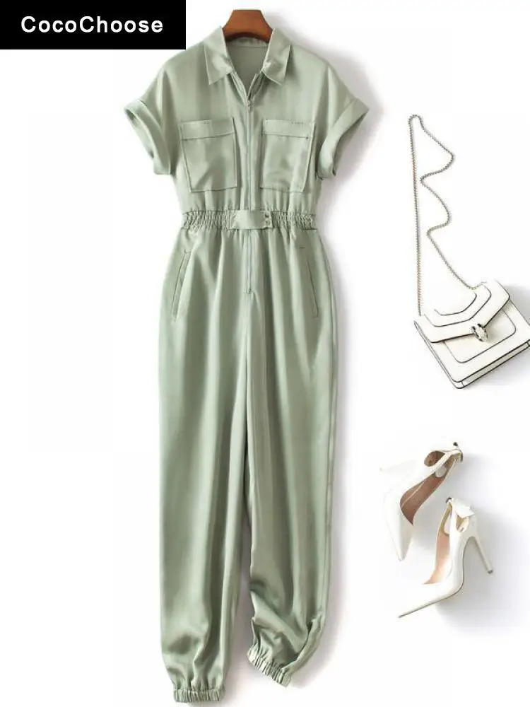 Solid Color Safari Style Jumpsuit Spring Summer 2022 Fashion Streetwear Zipper Front Patch Pocket Cargo Pants For Women Overalls
Solid Color Safari Style Jumpsuit Spring Summer 2022 Fashion Streetwear Zipper Front Patch Pocket Cargo Pants For Women Overalls
