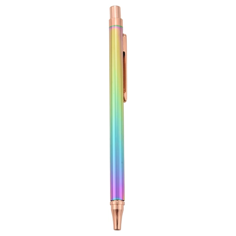 Retractable Ballpoint Pens, Luxury Rainbow Click Metal Pen Black Ink Pens 1.0 Mm For Desk Office Accessories
Retractable Ballpoint Pens, Luxury Rainbow Click Metal Pen Black Ink Pens 1.0 Mm For Desk Office Accessories