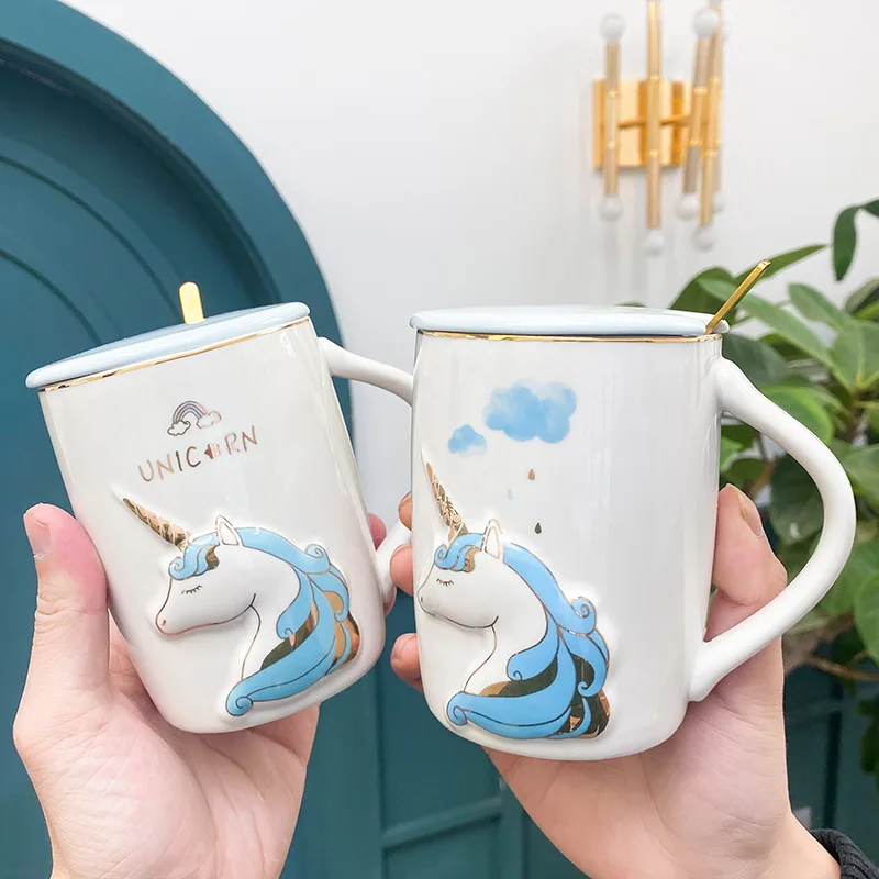 3D Relief Unicorn Mugs Children's and Girls' Cute Ceramic Cup, Creative StarBuck Style Cup with Cover and Spoon
3D Relief Unicorn Mugs Children's and Girls' Cute Ceramic Cup, Creative StarBuck Style Cup with Cover and Spoon