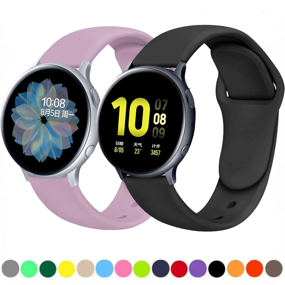 20mm 22mm Silicone Strap for Samsung Galaxy Watch 3/4/5/Gear S3/Active 2/Huawei Watch GT-2-3 Pro Sport Bracelet for Amazfit GTR
20mm 22mm Silicone Strap for Samsung Galaxy Watch 3/4/5/Gear S3/Active 2/Huawei Watch GT-2-3 Pro Sport Bracelet for Amazfit GTR