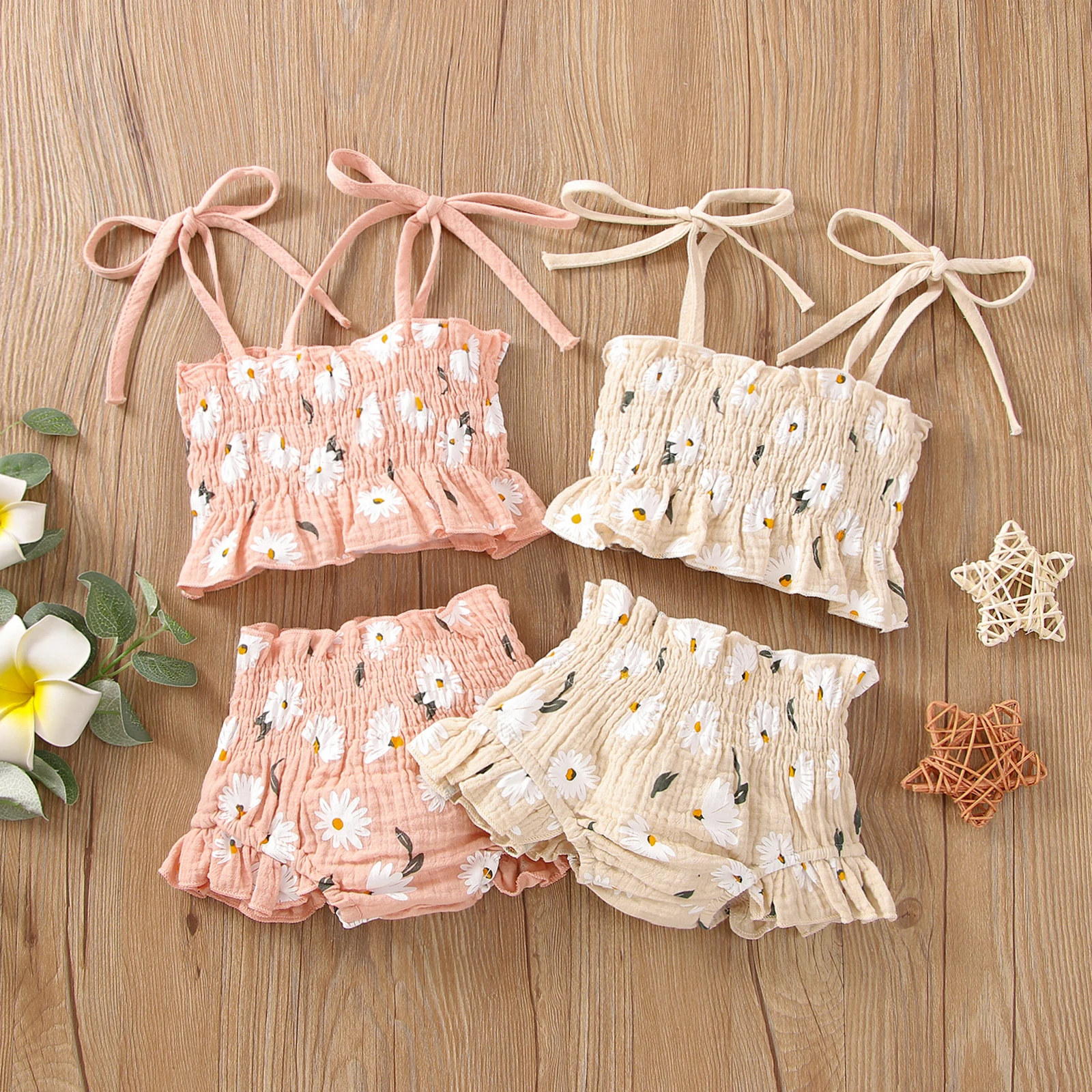 Жилет и шорты из хлопка и льна с цветочным принтом, на возраст 0-24 месяца
Жилет и шорты из хлопка и льна с цветочным принтом, на возраст 0-24 месяца