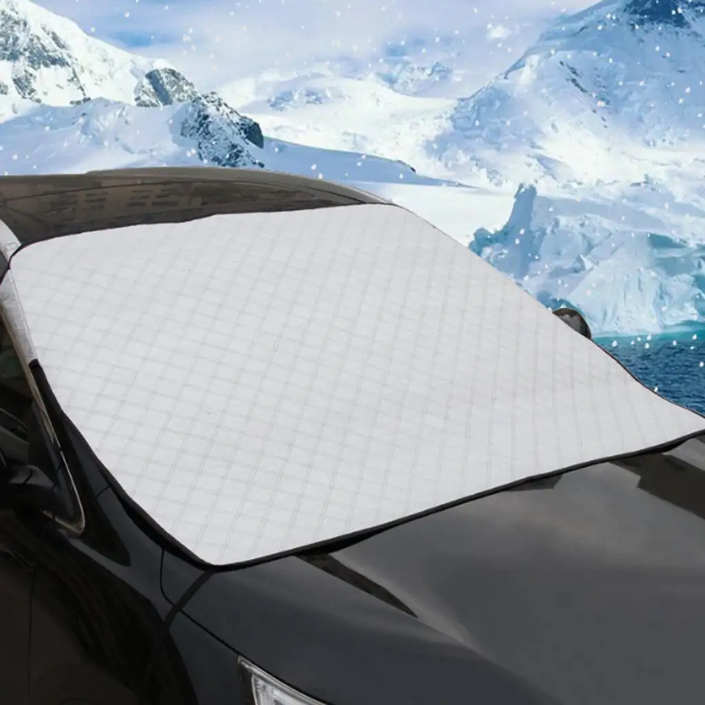 Car Front Windshield Snow Ice Cover Sun Shade Protector Anti-scratch Blocker for Fallen Leaves, Bird Droppings, Dust, Etc. 
Car Front Windshield Snow Ice Cover Sun Shade Protector Anti-scratch Blocker for Fallen Leaves, Bird Droppings, Dust, Etc.