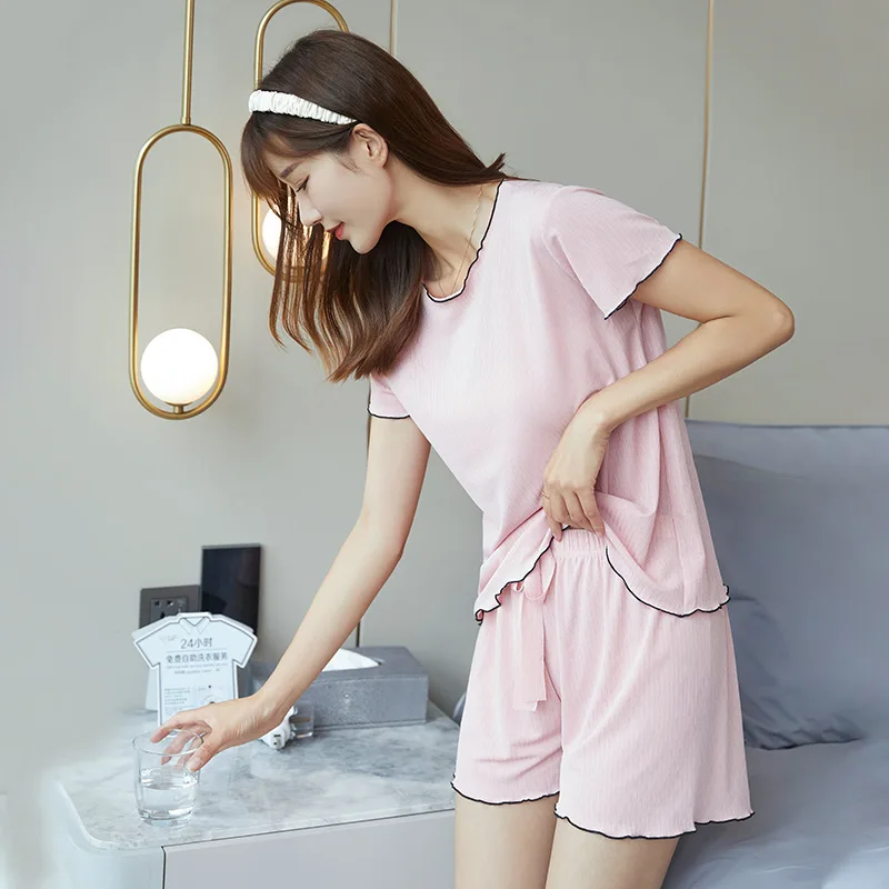 Women Pajamas Set Sleepwear Pyjama Shorts Home Suit Female Sleep Nightwear Pantsuits Pijama Mujer Women's 2 Piece Set Loungewear
Women Pajamas Set Sleepwear Pyjama Shorts Home Suit Female Sleep Nightwear Pantsuits Pijama Mujer Women's 2 Piece Set Loungewear