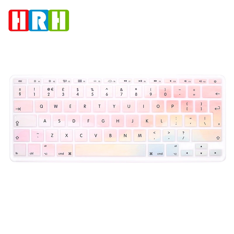 HRH Painted design English Silicone Keyboard Cover laptop skin Custom Protector for Macbook Air 11.6" A1465 A1370 EU Version
HRH Painted design English Silicone Keyboard Cover laptop skin Custom Protector for Macbook Air 11.6" A1465 A1370 EU Version