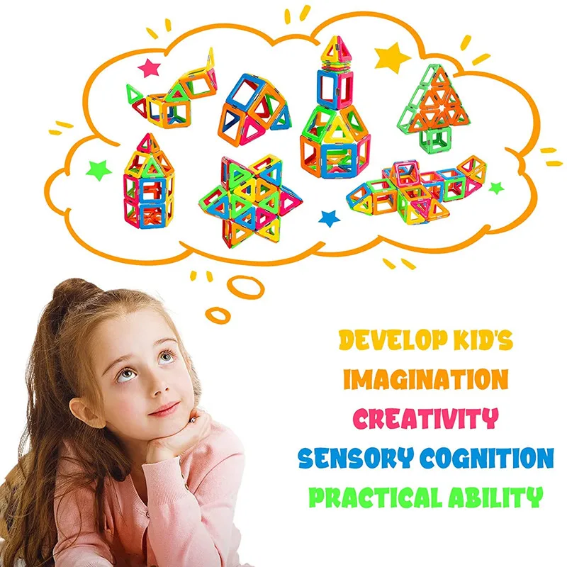 Magnet Magnetic Building Toys for 3+ Year Old Boys Girls Educational Games Stacking Blocks Gifts 100pc magnetic blocks set
Magnet Magnetic Building Toys for 3+ Year Old Boys Girls Educational Games Stacking Blocks Gifts 100pc magnetic blocks set