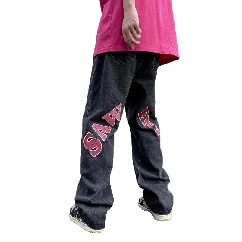 Streetwear Hip Hop Summer High Street Letter Printed Jeans Men's Thin Fried Street Vibe Straight Tube Loose Pants
Streetwear Hip Hop Summer High Street Letter Printed Jeans Men's Thin Fried Street Vibe Straight Tube Loose Pants