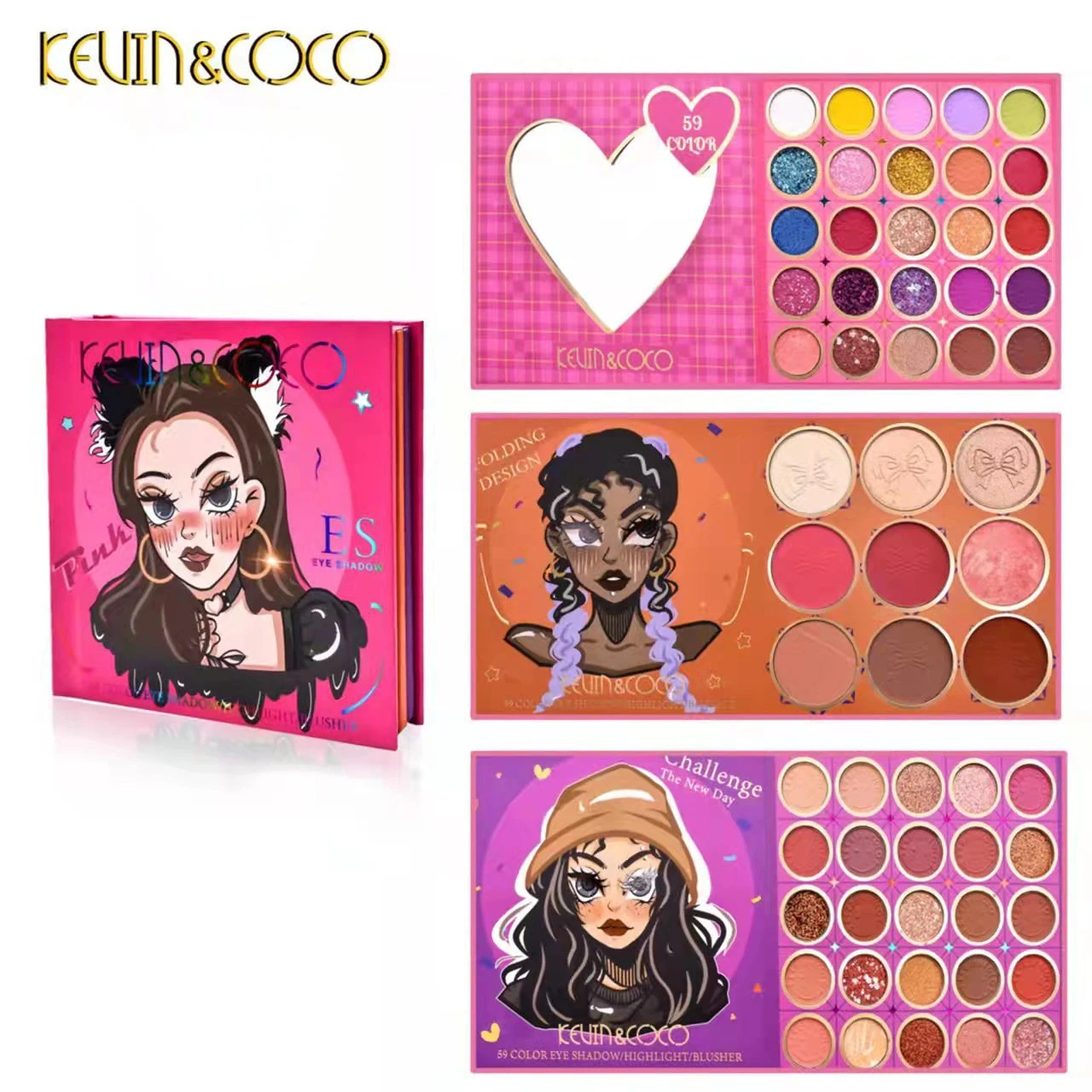 Eye Showdow Palet Glitter Makeup Eyeshadow Palette Blush Highlighter Face Powder Profesional Matte Maquillaje Beauty Pigment
Eye Showdow Palet Glitter Makeup Eyeshadow Palette Blush Highlighter Face Powder Profesional Matte Maquillaje Beauty Pigment