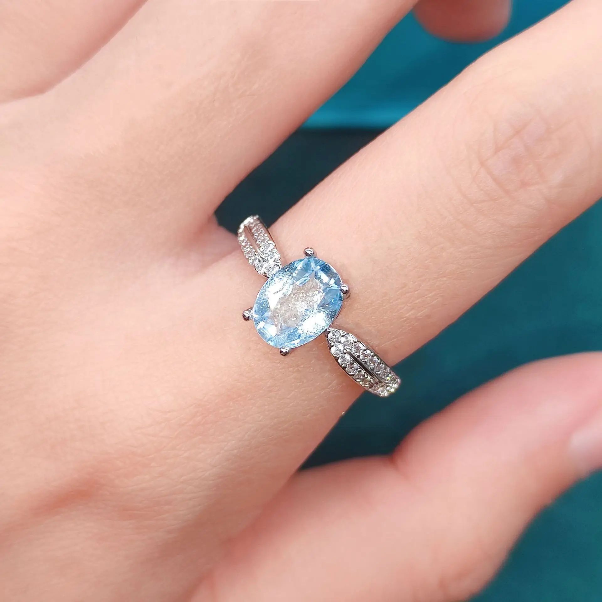 DIWENFU Genuine 925 Sterling Silver Blue Sapphire Open Ring for Women Anillos De Silver 925 Jewelry Blue Topaz Gemstone Anel
DIWENFU Genuine 925 Sterling Silver Blue Sapphire Open Ring for Women Anillos De Silver 925 Jewelry Blue Topaz Gemstone Anel