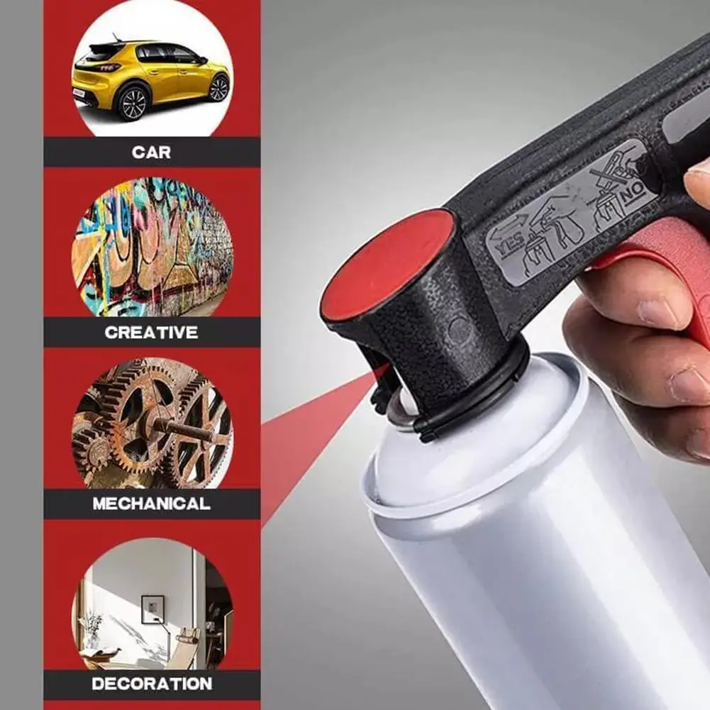 Spray Paint Handle Portable Self-painting Hand Spray Gun Tool Auto Polishing Paint Care Aerosol Spray Gun Handle Car Maintenance
Spray Paint Handle Portable Self-painting Hand Spray Gun Tool Auto Polishing Paint Care Aerosol Spray Gun Handle Car Maintenance