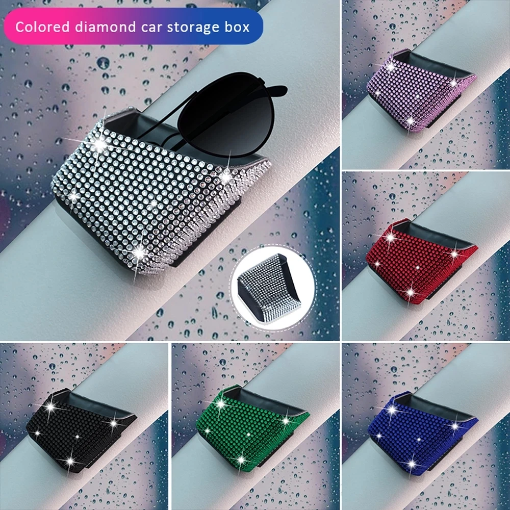 Luxury Crystal Car Storage Bag Paste Storage Packet Organizer Glasses Phone Holder Bling Car Accessories Interior for Women 
Luxury Crystal Car Storage Bag Paste Storage Packet Organizer Glasses Phone Holder Bling Car Accessories Interior for Women