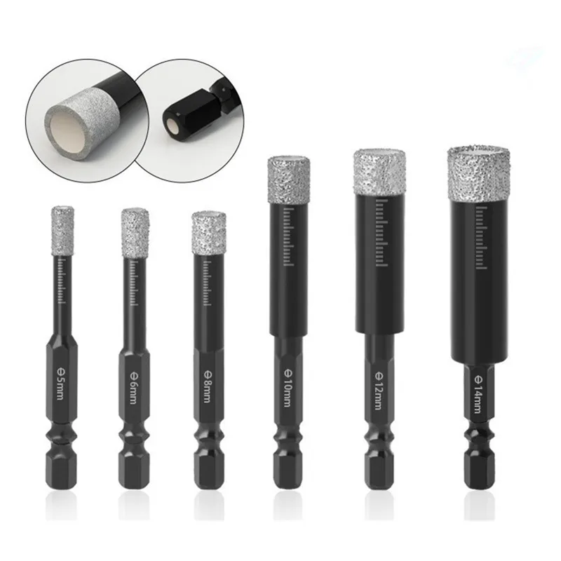 5-14mm Glass Drill Bits Hole Saw Cutter Vacuum Brazed Diamond Coated Core Hole Saw Drill Bit Ceramic Dry Bit Core Drill Bits Kit
5-14mm Glass Drill Bits Hole Saw Cutter Vacuum Brazed Diamond Coated Core Hole Saw Drill Bit Ceramic Dry Bit Core Drill Bits Kit