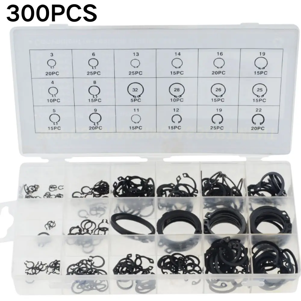 Набор стопорных колец M3-M32
Набор стопорных колец M3-M32