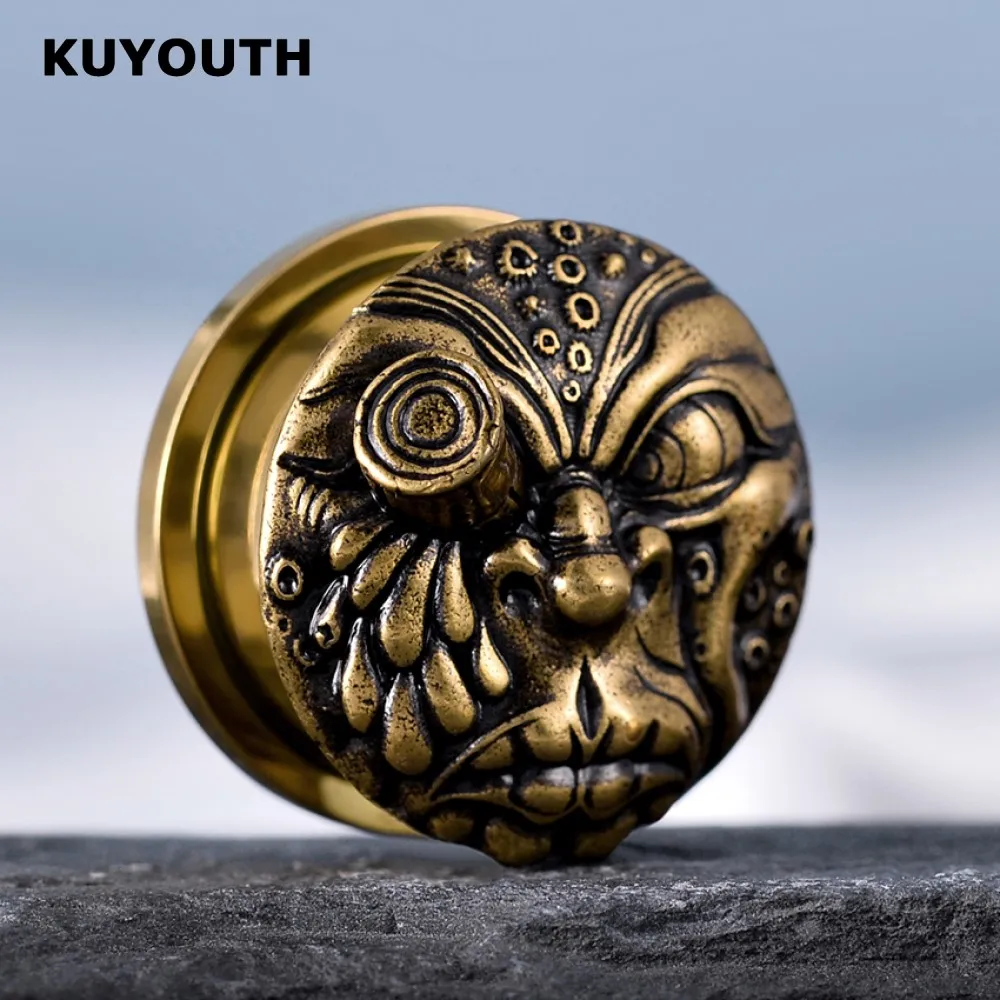 KUYOUTH Popular Stainless Steel Bullet Face Ear Tunnels Expanders Plugs Screw Earring Gauge Piercing Body Jewelry Stretcher 2PCS
KUYOUTH Popular Stainless Steel Bullet Face Ear Tunnels Expanders Plugs Screw Earring Gauge Piercing Body Jewelry Stretcher 2PCS