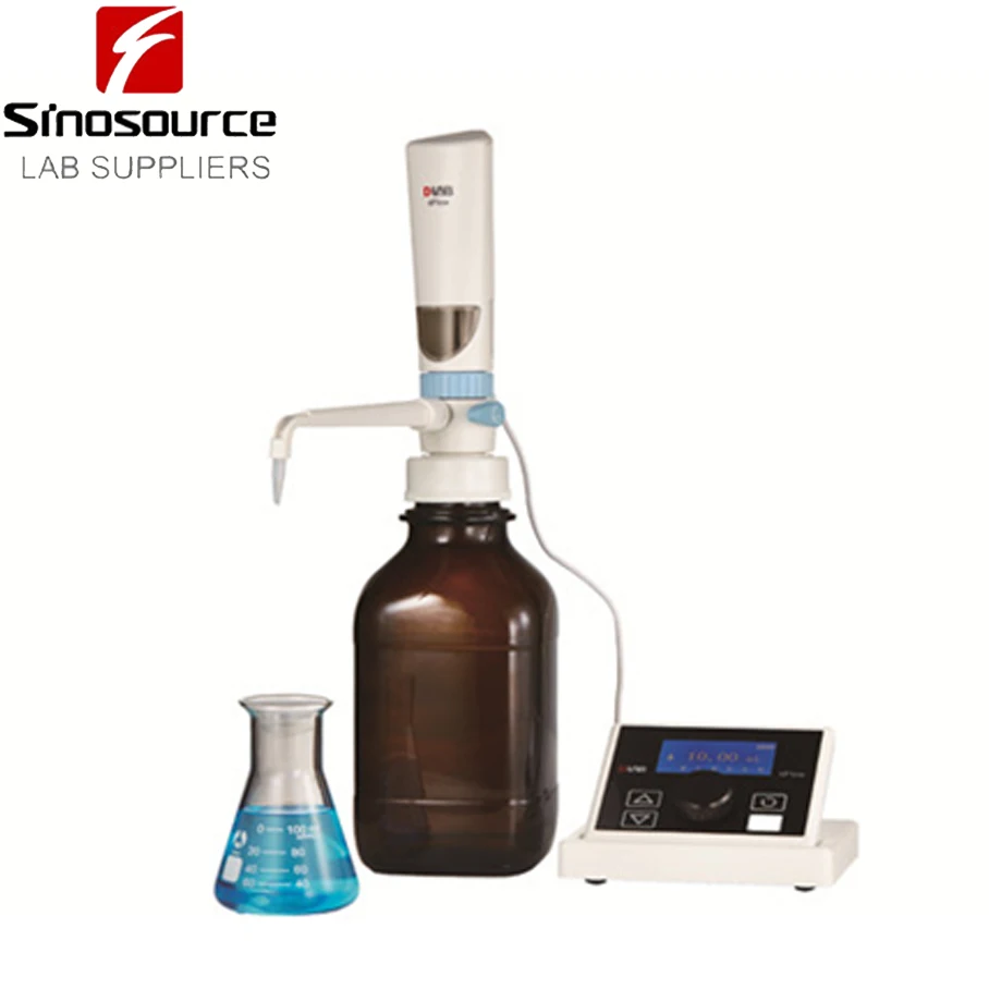 Laboratory Digital Bottle Top Dispenser dFlow / Liquid Pipette Dispenser 
Laboratory Digital Bottle Top Dispenser dFlow / Liquid Pipette Dispenser