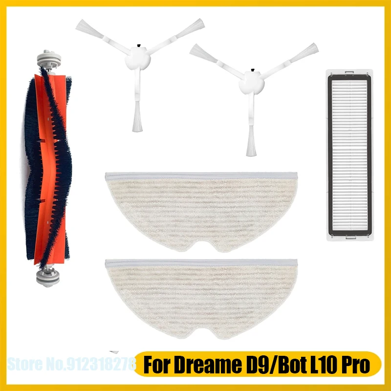 Main Roller Side Brush Hepa Filter Mop Cloth for Xiaomi Dreame D9 Bot L10 Pro Robot Vacuum Cleaner Accessories Spare Parts Kits
Main Roller Side Brush Hepa Filter Mop Cloth for Xiaomi Dreame D9 Bot L10 Pro Robot Vacuum Cleaner Accessories Spare Parts Kits