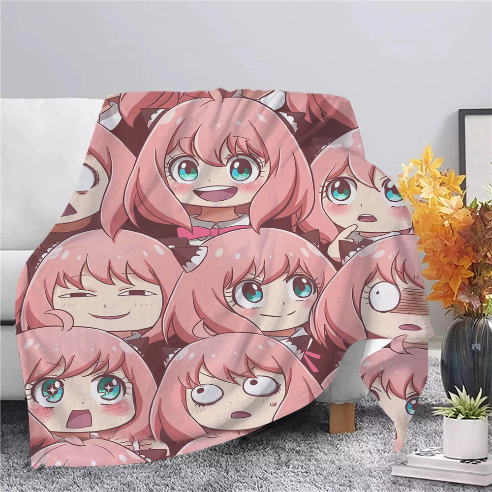 SPY×FAMILY Flannel Blankets 3D Graphic Japan Cartoon Manga Printed Quilts Office Nap Summer Air Conditioner Quilt Gifts
SPY×FAMILY Flannel Blankets 3D Graphic Japan Cartoon Manga Printed Quilts Office Nap Summer Air Conditioner Quilt Gifts
