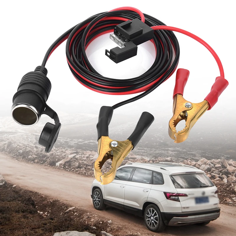 12V 24V Female Car Cigarette Lighter Socket To Battery Alligator Crocodile Clips Connector 2FT Car Battery Clamp-on Charge Cable
12V 24V Female Car Cigarette Lighter Socket To Battery Alligator Crocodile Clips Connector 2FT Car Battery Clamp-on Charge Cable
