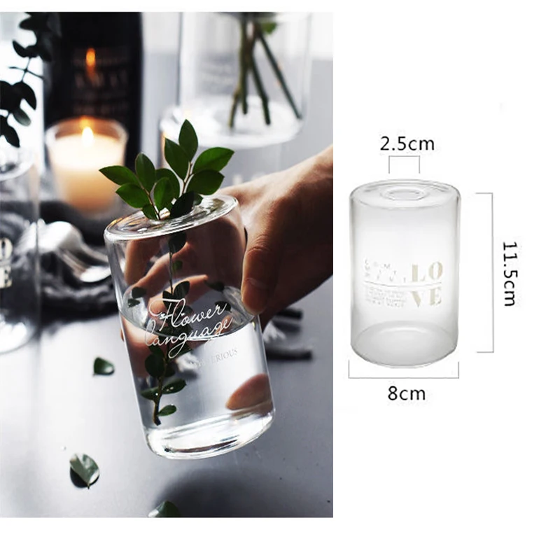 Nordic Lighting Glass Vase Home Fake Flower Aromatherapy Bottle Decorative Ornament Creative Small Mouth Vase
Nordic Lighting Glass Vase Home Fake Flower Aromatherapy Bottle Decorative Ornament Creative Small Mouth Vase