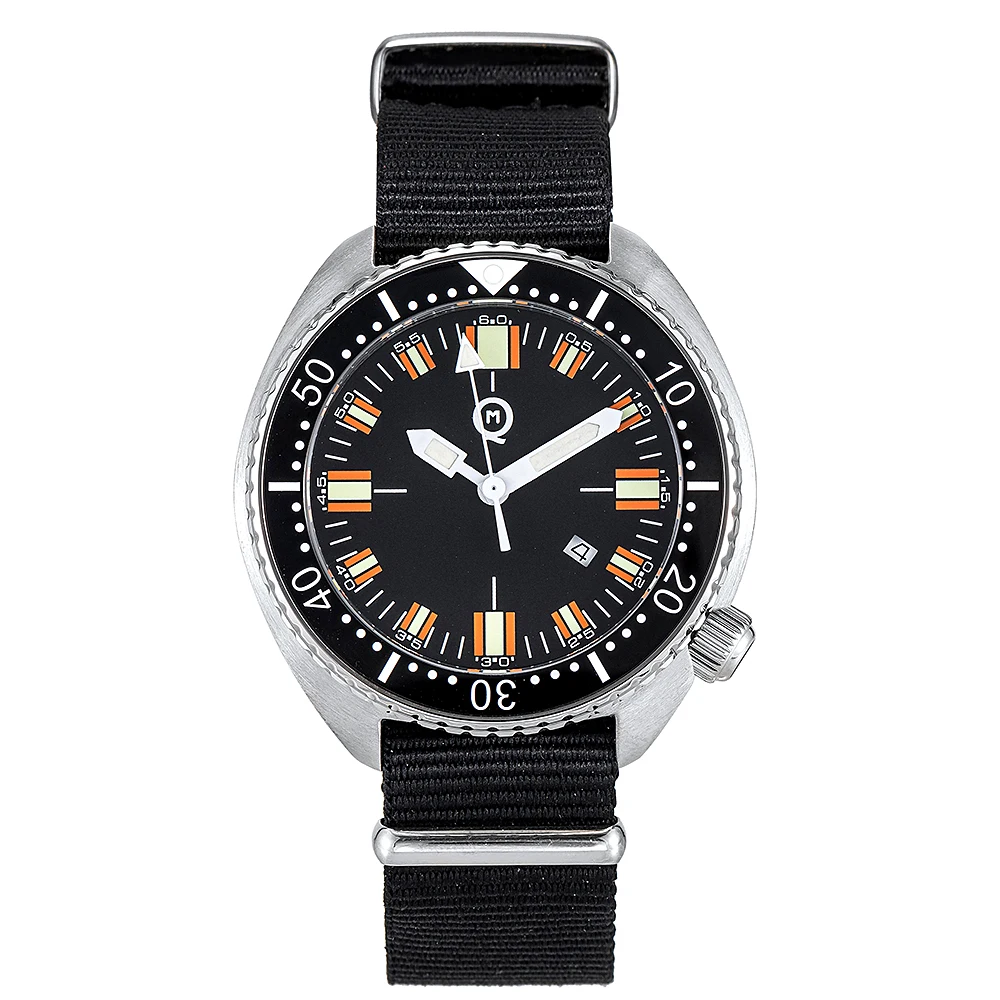 

QM Men's Dive 300M Watch Ceramic Bezel Saphire Glass Swiss Ronda Movment C3 Luminous 8022