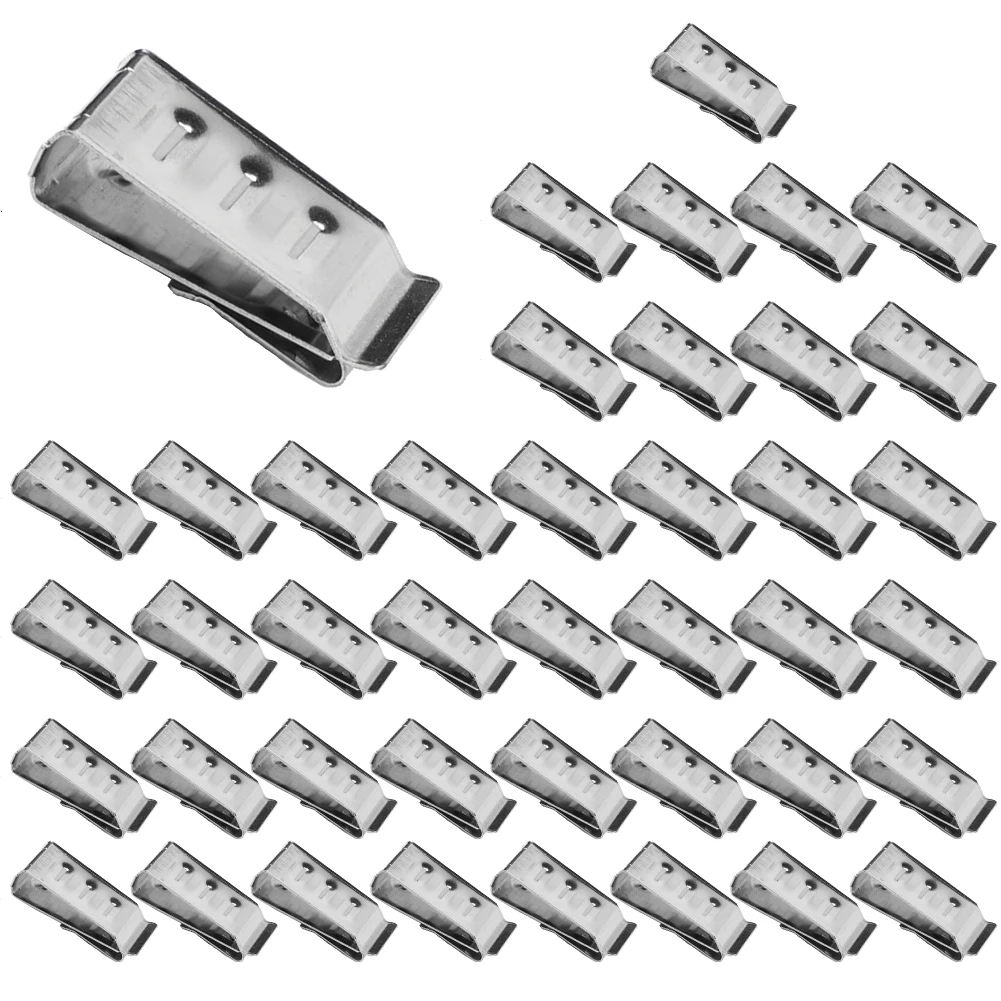 50Pcs/Set Cable Clips Stainless Steel 2/4 Wire Cable Clamp For Pv Solar Panel Frame Clamps Clip Solar PV Wire Management Clip
50Pcs/Set Cable Clips Stainless Steel 2/4 Wire Cable Clamp For Pv Solar Panel Frame Clamps Clip Solar PV Wire Management Clip