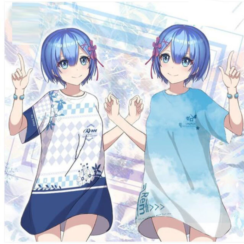 Japan Anime Re:life In A Different World From Zero Rem Ram Cosplay Summer Short Sleeve Hooded T-shirt Casual Loose Pullover Tops
Japan Anime Re:life In A Different World From Zero Rem Ram Cosplay Summer Short Sleeve Hooded T-shirt Casual Loose Pullover Tops