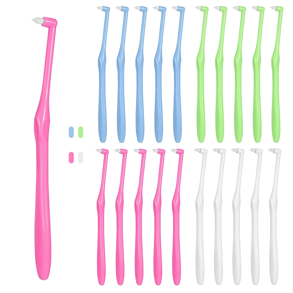 20pcs Interdental Brushes Soft Dental Cleaning Brush Dental Floss Toothpicks Teeth Tooth Gap Stain Cleaning Sticks Oral Care
20pcs Interdental Brushes Soft Dental Cleaning Brush Dental Floss Toothpicks Teeth Tooth Gap Stain Cleaning Sticks Oral Care