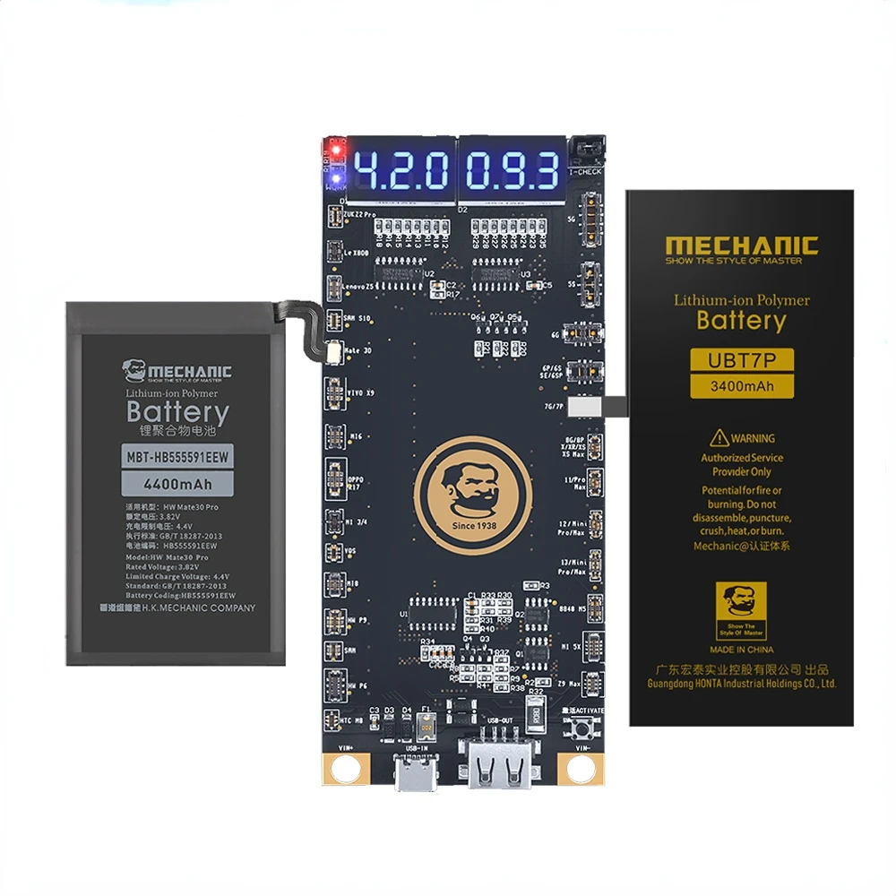 MECHANIC BA27 Battery Activation Detection Board Quick Charging with USB Cable Latest Support IP13 Android Series Battery Repair
MECHANIC BA27 Battery Activation Detection Board Quick Charging with USB Cable Latest Support IP13 Android Series Battery Repair