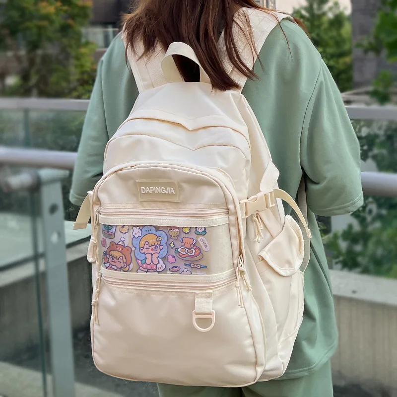 Female Kawaii Transparent Laptop Bag Teenage Women Trendy School Lady Cute Backpack College Girl Travel Book Fashion Student Bag
Female Kawaii Transparent Laptop Bag Teenage Women Trendy School Lady Cute Backpack College Girl Travel Book Fashion Student Bag