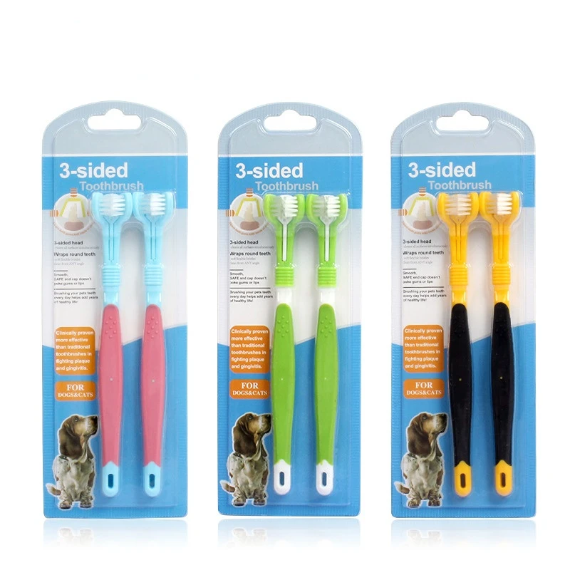 Dog Toothbrush Set,Canine Toothbrush Kit for Dental Care,3 Sided Pet Tooth Brush,Dog Cat Small,Medium,Large Breed Teeth Cleaning
Dog Toothbrush Set,Canine Toothbrush Kit for Dental Care,3 Sided Pet Tooth Brush,Dog Cat Small,Medium,Large Breed Teeth Cleaning