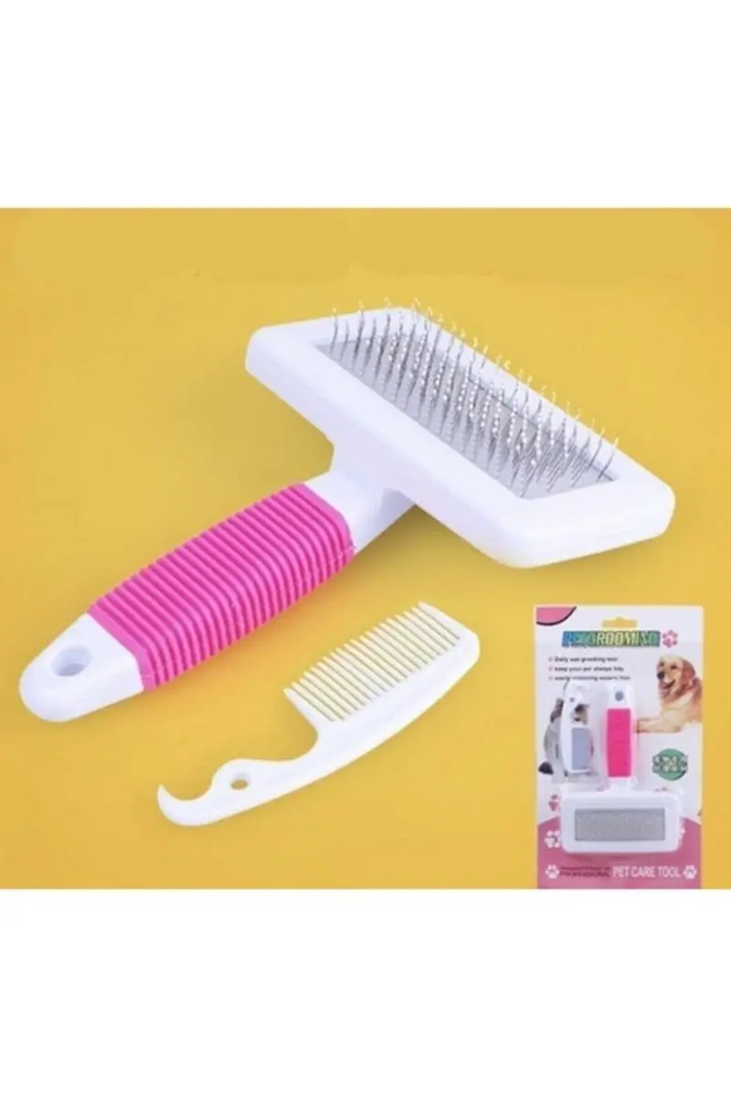Набор из 2 расчески с перьями для кошек и собак
Набор из 2 расчески с перьями для кошек и собак