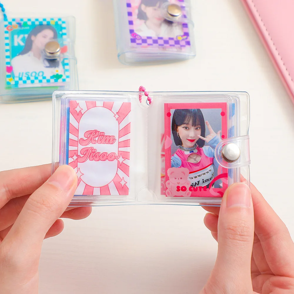 2-inch Cute Mini Transparent Cartoon PVC Photo Sticker Album Korean Girl Photocards Book Student Small Card Collection Book
2-inch Cute Mini Transparent Cartoon PVC Photo Sticker Album Korean Girl Photocards Book Student Small Card Collection Book