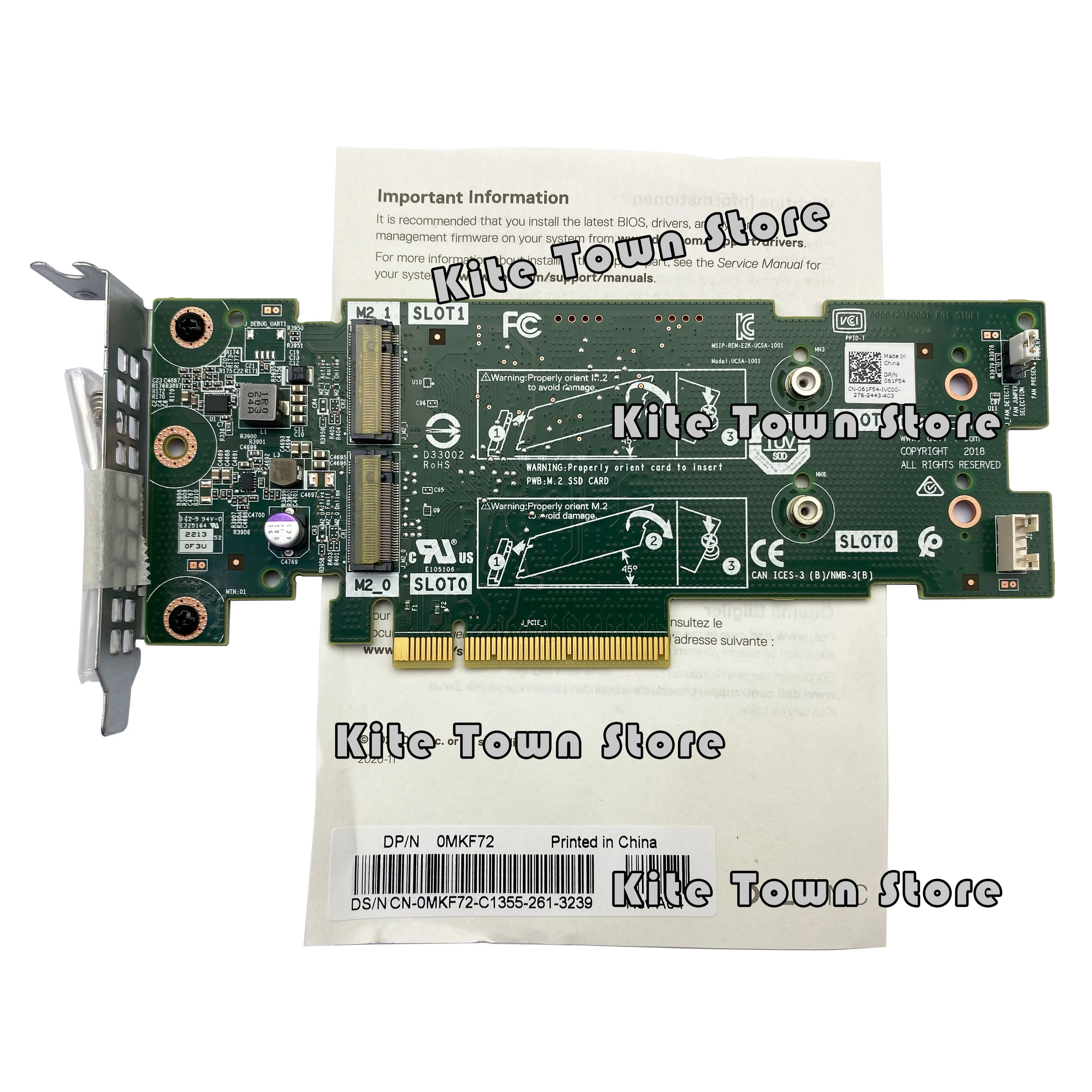PCIE to M.2 BOSS Adapter Card with Short Bracket for Dell G14 G15 Server Boot Optimized Storage
PCIE to M.2 BOSS Adapter Card with Short Bracket for Dell G14 G15 Server Boot Optimized Storage