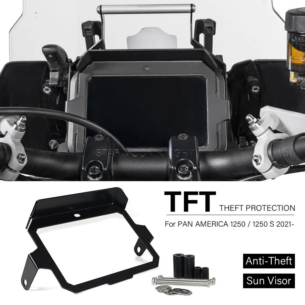 TFT Theft Protection For RA1250 Pan America 1250 S PA1250 Special 2021 Meter Sun Visor Display Scree Frame Cover Sunshade Guard
TFT Theft Protection For RA1250 Pan America 1250 S PA1250 Special 2021 Meter Sun Visor Display Scree Frame Cover Sunshade Guard
