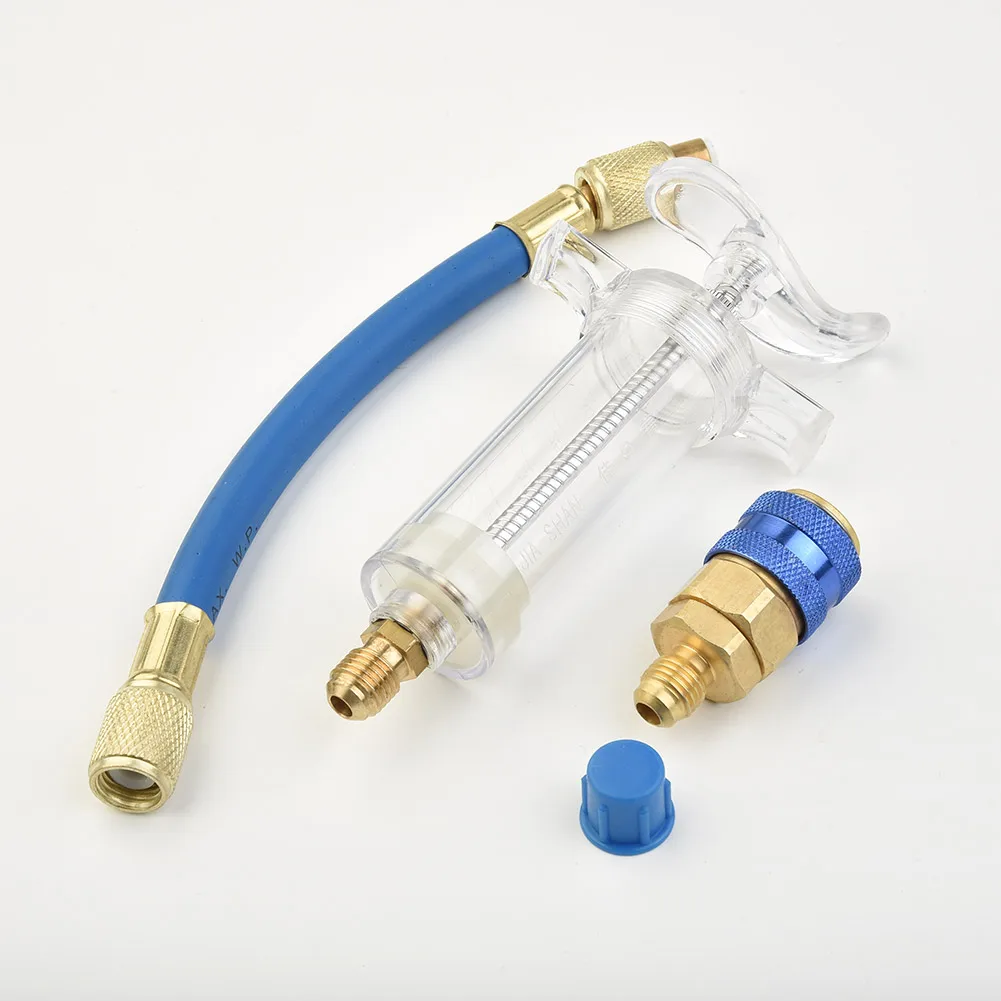 Oil/Dye Injector 30Ml 1Oz With Low Side Quick Coupler Adapter 1/4 SAE X4T7 Air Conditioning Pure Liquid Oil Coolant Filler Tube
Oil/Dye Injector 30Ml 1Oz With Low Side Quick Coupler Adapter 1/4 SAE X4T7 Air Conditioning Pure Liquid Oil Coolant Filler Tube