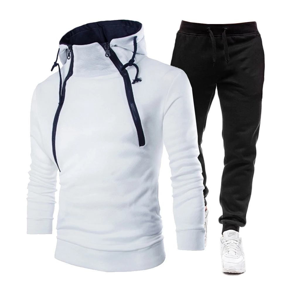 Men Casual Hoodie Pants 2 Piece High Quality New Set Spring Autumn Jogging Tracksuits Suits
Men Casual Hoodie Pants 2 Piece High Quality New Set Spring Autumn Jogging Tracksuits Suits