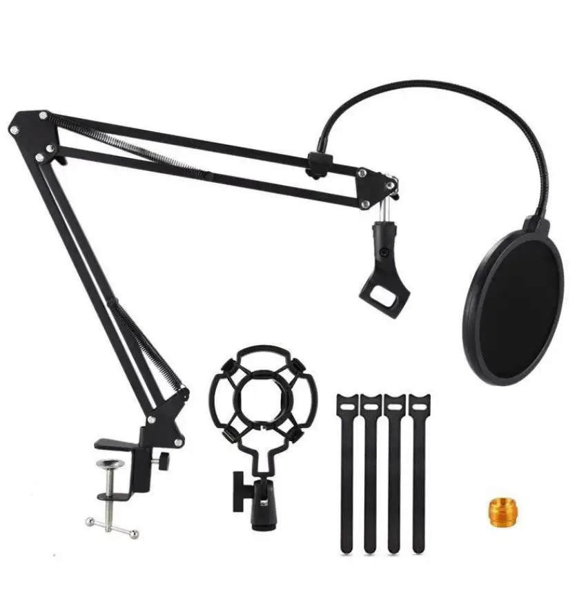 Extendable Recording Microphone Holder Suspension Boom Scissor Arm Stand Holder with Mic Clip Table Mounting Clamp Shock Mount
Extendable Recording Microphone Holder Suspension Boom Scissor Arm Stand Holder with Mic Clip Table Mounting Clamp Shock Mount