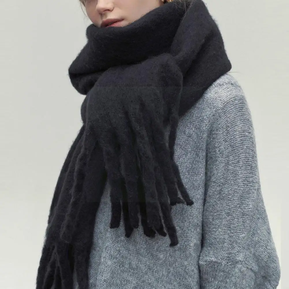 Winter Autumn Scarf Imitation Cashmere Shawl Lady Wrap Scarves Color Knitted Scarf for Women Soft Thick Warm Shawl Sn J5Y3 
Winter Autumn Scarf Imitation Cashmere Shawl Lady Wrap Scarves Color Knitted Scarf for Women Soft Thick Warm Shawl Sn J5Y3