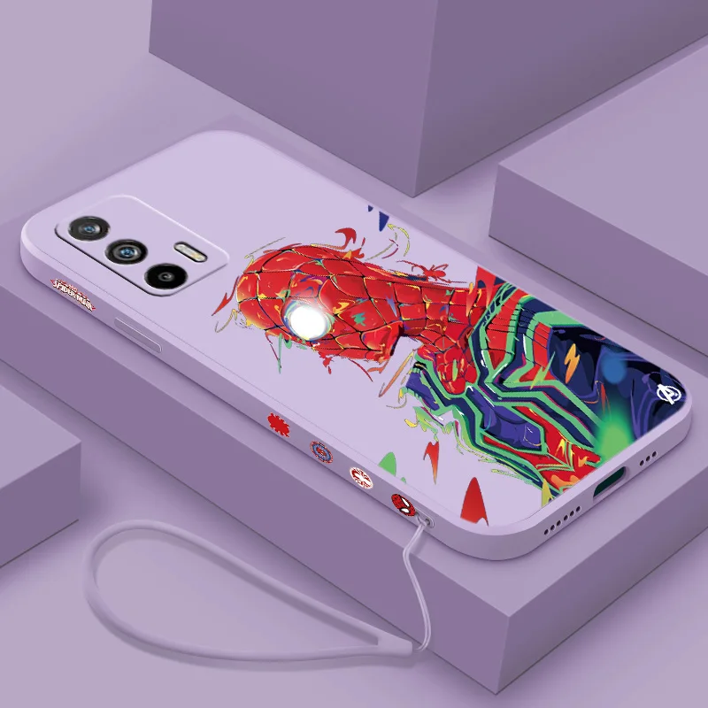Marvel Fashion Spider-Man For OPPO Realme 10 9 9i 8i 7i 6S 6i 5i Narzo 50A 50i Prime Pro Plus Liquid Left Rope Phone Case
Marvel Fashion Spider-Man For OPPO Realme 10 9 9i 8i 7i 6S 6i 5i Narzo 50A 50i Prime Pro Plus Liquid Left Rope Phone Case
