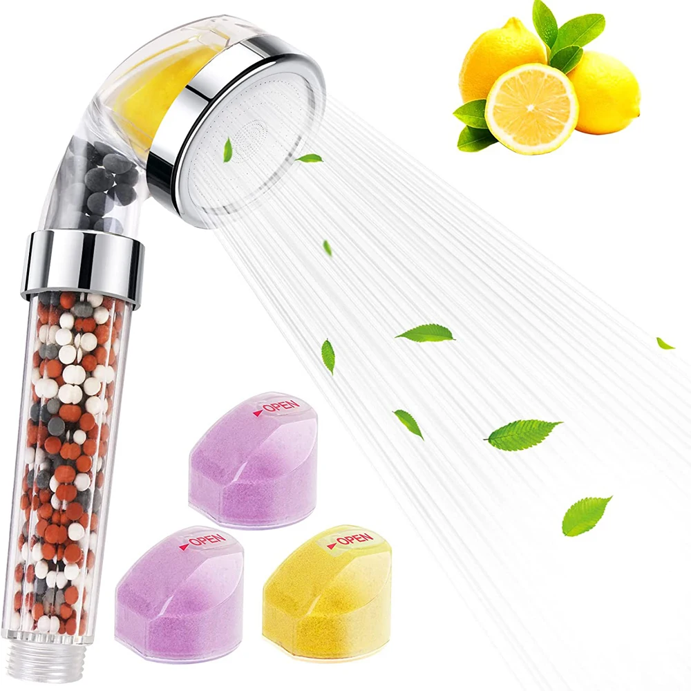 Aroma Shower Head Vitamin C Fragrance Bath Showerhead High Pressure Water Saving Filter Handheld Shower Head Bathroom Accessorie
Aroma Shower Head Vitamin C Fragrance Bath Showerhead High Pressure Water Saving Filter Handheld Shower Head Bathroom Accessorie