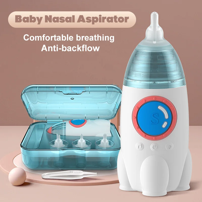 Baby Nasal Aspirator Little Rocket Nose Cleaner Silicone Adjustable Suction Child Health Safety Convenient Low Noise Baby Care
Baby Nasal Aspirator Little Rocket Nose Cleaner Silicone Adjustable Suction Child Health Safety Convenient Low Noise Baby Care