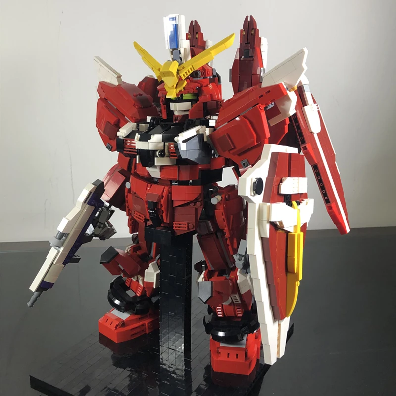 MOC Gundamed Robot Red Mecha Warrior Assembled Building Block Action Figure Model Battle Constructor Brick Boy Toy Gift
MOC Gundamed Robot Red Mecha Warrior Assembled Building Block Action Figure Model Battle Constructor Brick Boy Toy Gift